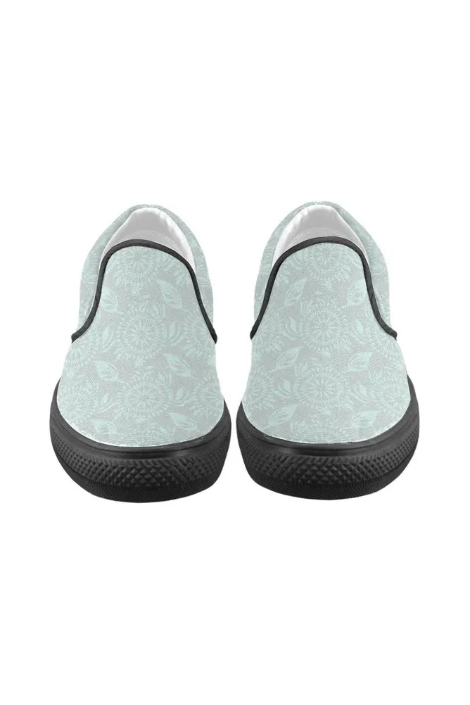 Mandala Dream Men's Unusual Slip-on Canvas Shoes (Model 019)