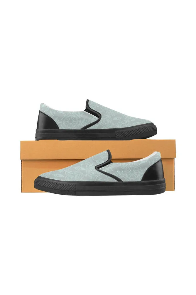 Mandala Dream Men's Unusual Slip-on Canvas Shoes (Model 019)