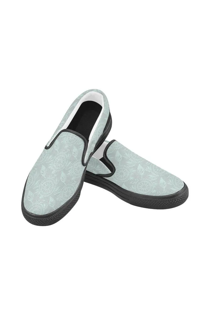 Mandala Dream Men's Unusual Slip-on Canvas Shoes (Model 019)