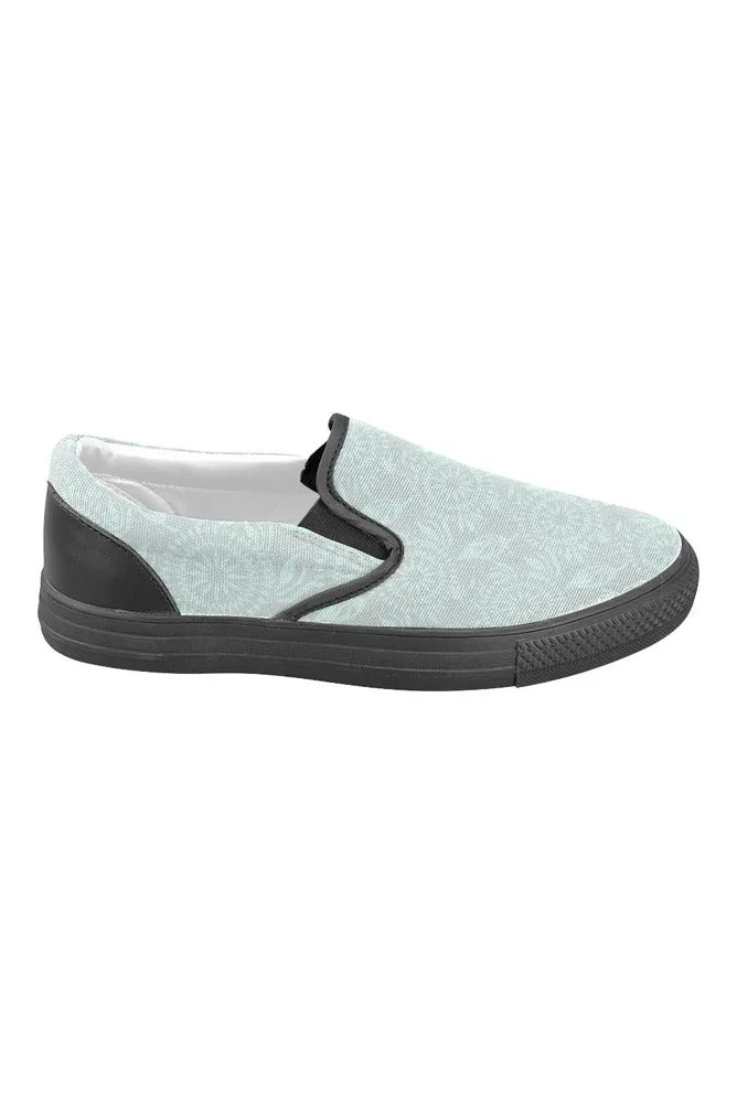 Mandala Dream Men's Unusual Slip-on Canvas Shoes (Model 019)