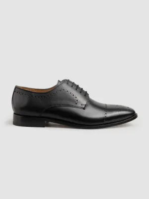 Marshall Derby with Perforations - Black