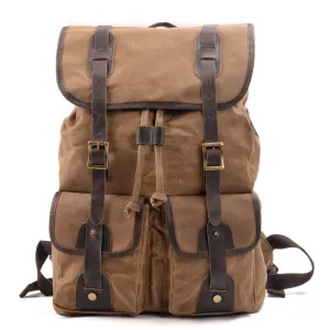 Men Canvas Backpack Bag, Travel Backpack Bag Vintage Outdoor Sport Backpack Large Capacity Bag Durable Schoolbag Bag For Gift