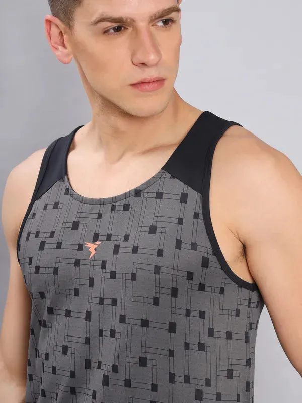 Men Self Design Slim Fit Scoop Neck Innerwear Vest with DOUBLE COOL