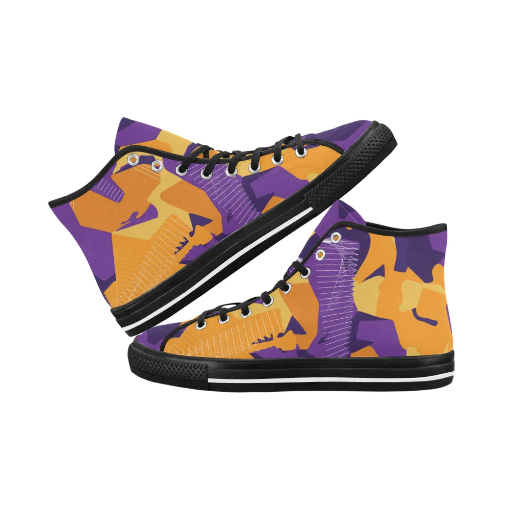 Men's Camouflage Print High Top Canvas Shoes