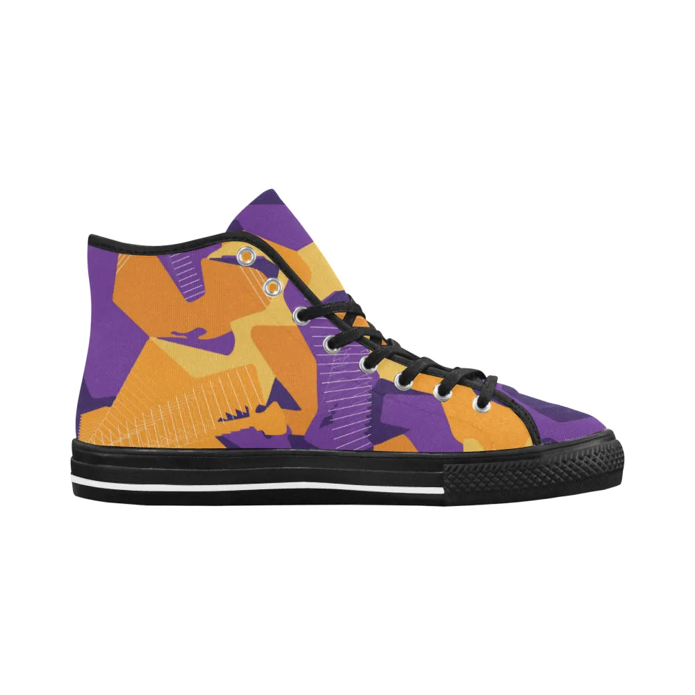 Men's Camouflage Print High Top Canvas Shoes