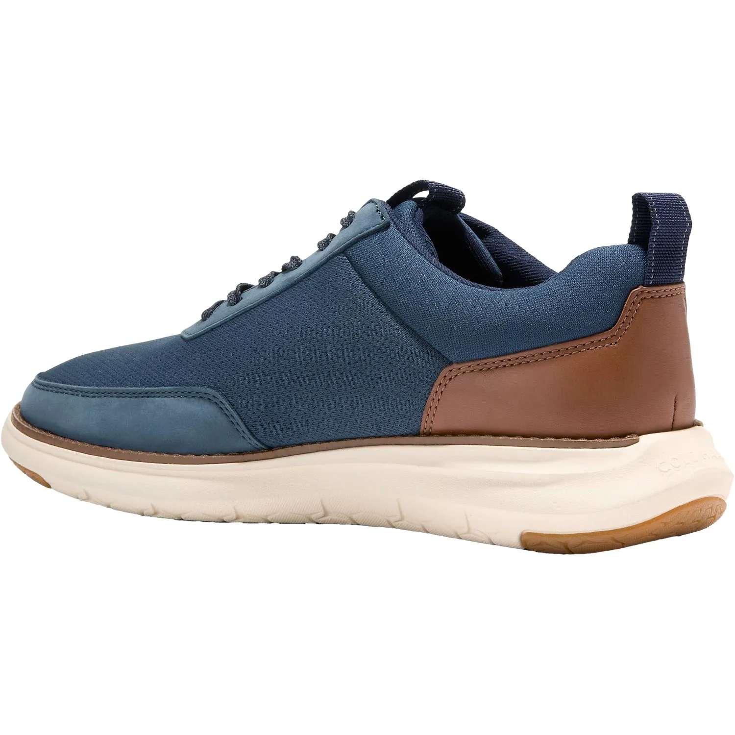 Men's Cole Haan Grand Remix Sneaker Navy/British Tan Leather