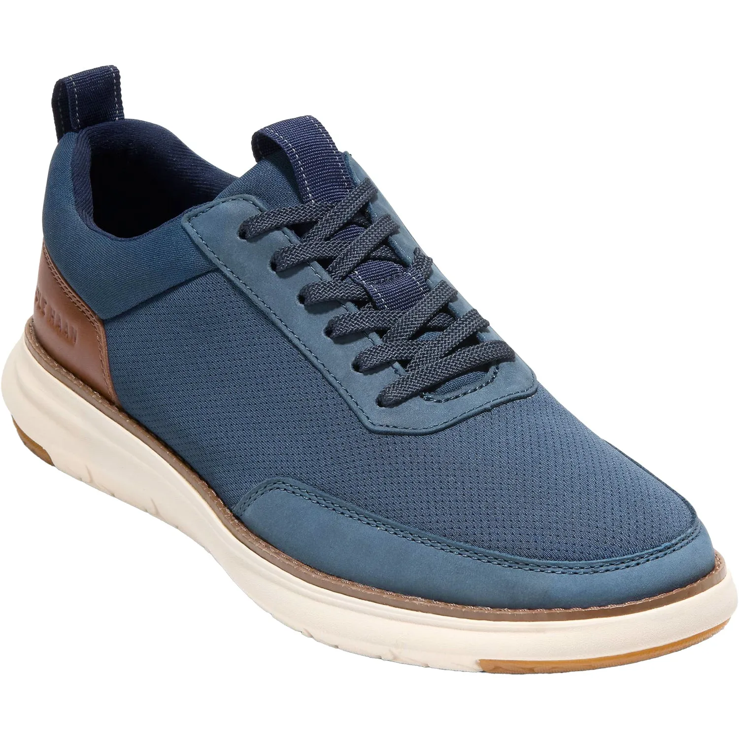 Men's Cole Haan Grand Remix Sneaker Navy/British Tan Leather