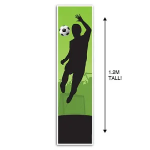 Men's Football Portrait Wall Banner Decoration - 1.2m