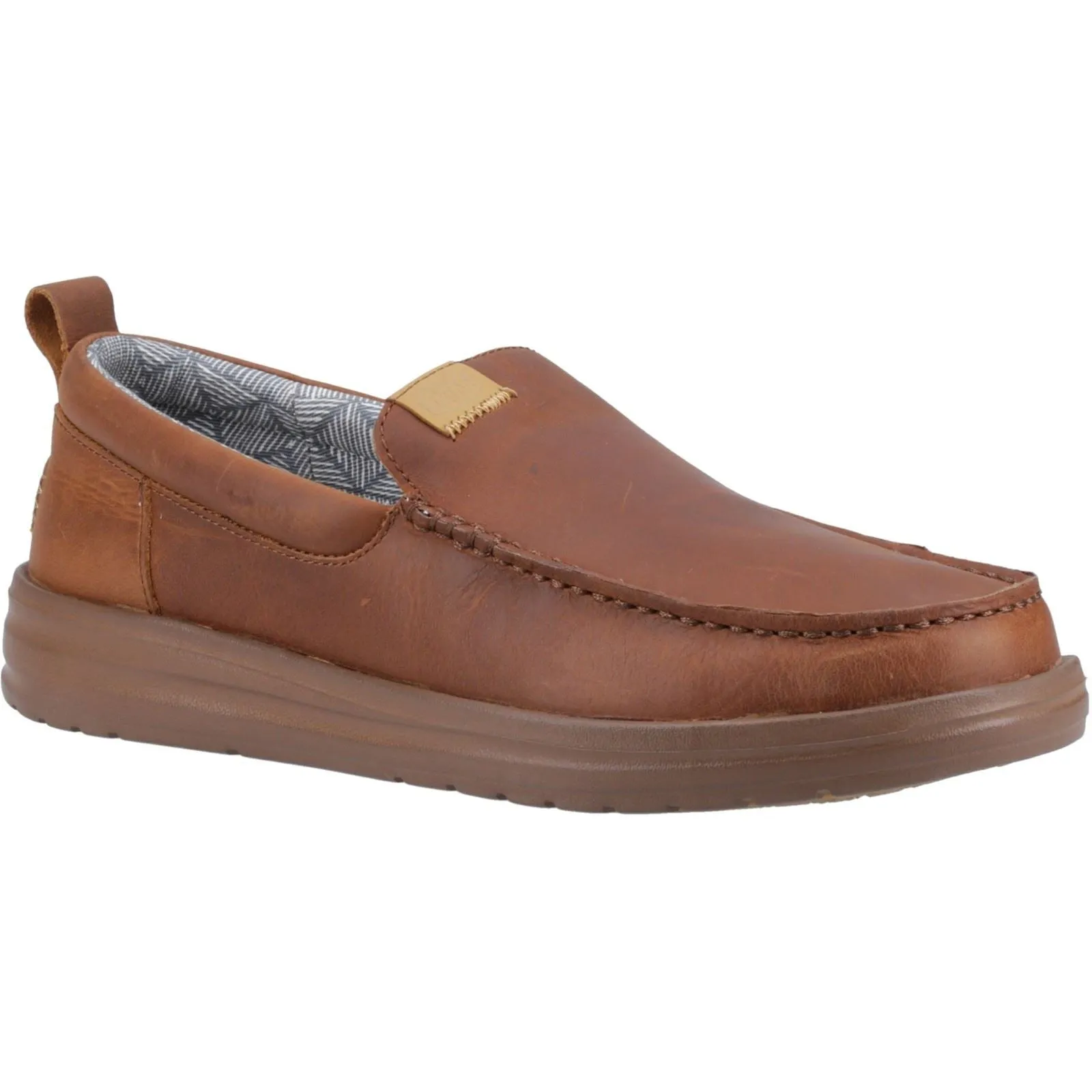 Men's Heydude 40173 Wally Grip Moc Craft Leather Shoes