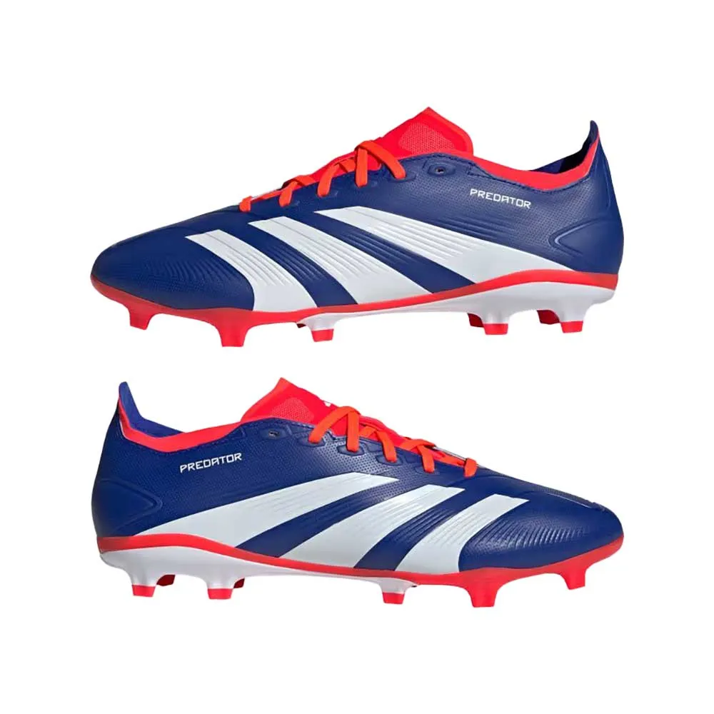 Men's Predator League FG Soccer Cleats - Lucid Blue/Cloud White/Solar Red - Regular (D)