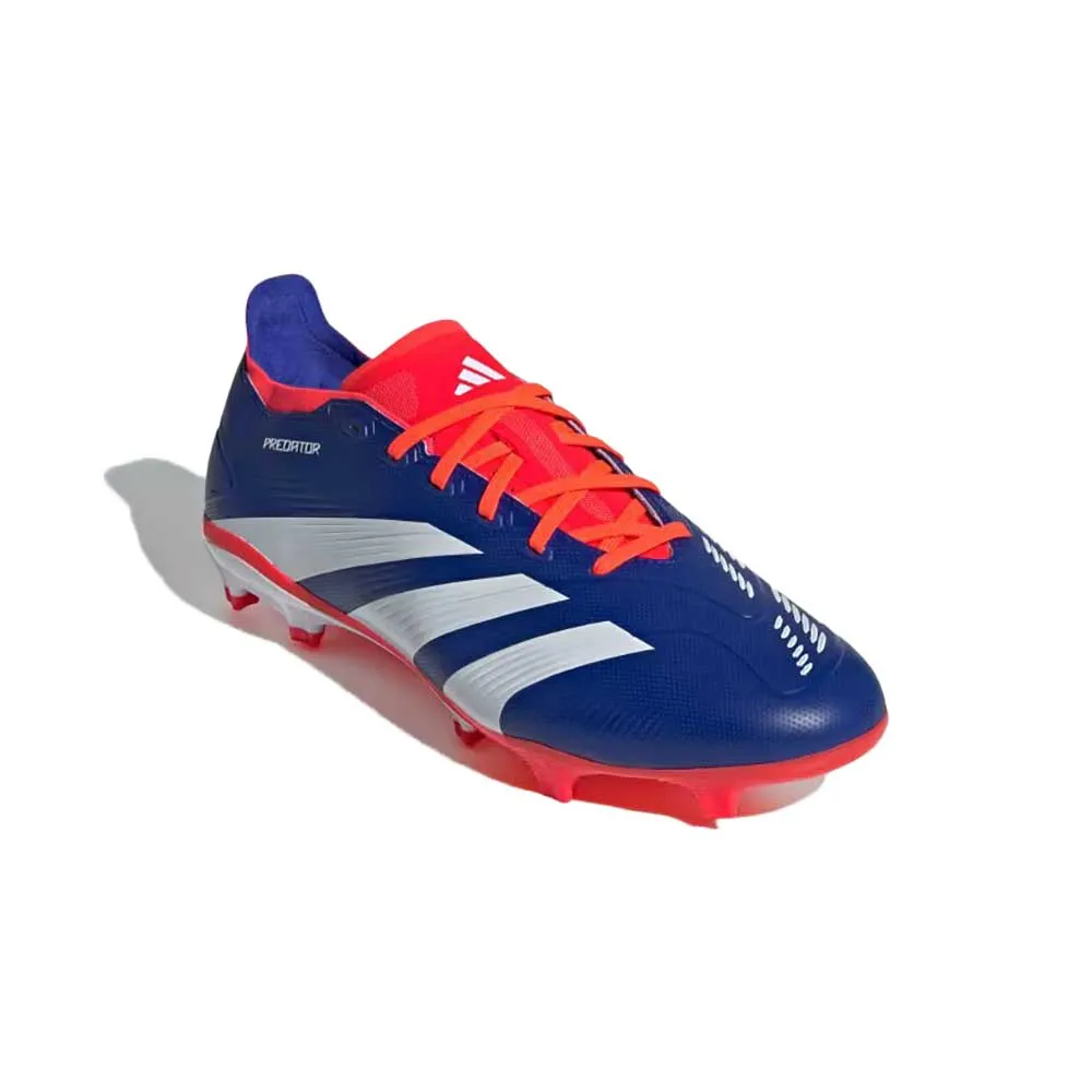 Men's Predator League FG Soccer Cleats - Lucid Blue/Cloud White/Solar Red - Regular (D)