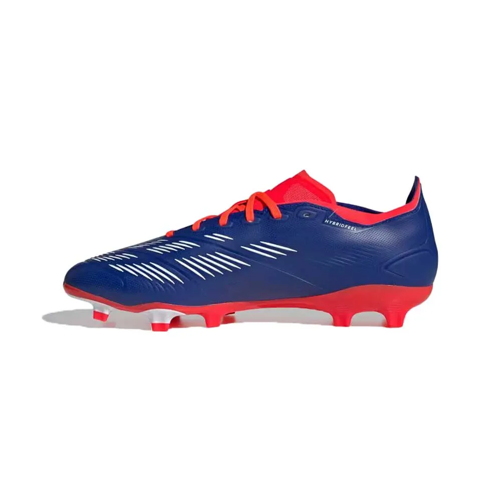 Men's Predator League FG Soccer Cleats - Lucid Blue/Cloud White/Solar Red - Regular (D)