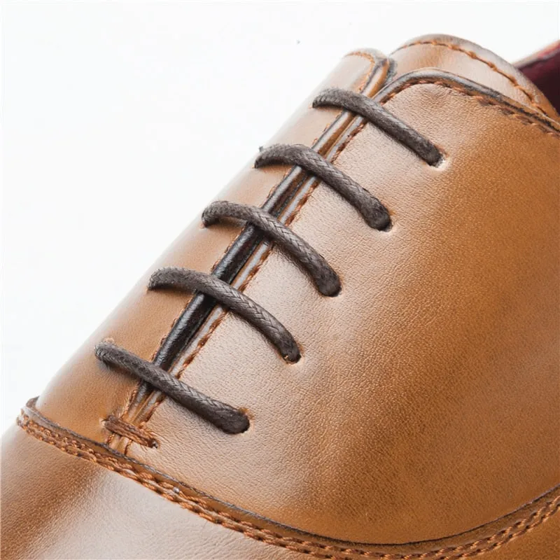 Misalwa Classic Cap Toe Oxford for Formal Dress Job Interview Business Office Shoes for Men Leather 2019