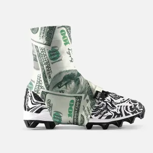 Money Benjamins Kids Spats / Cleat Covers