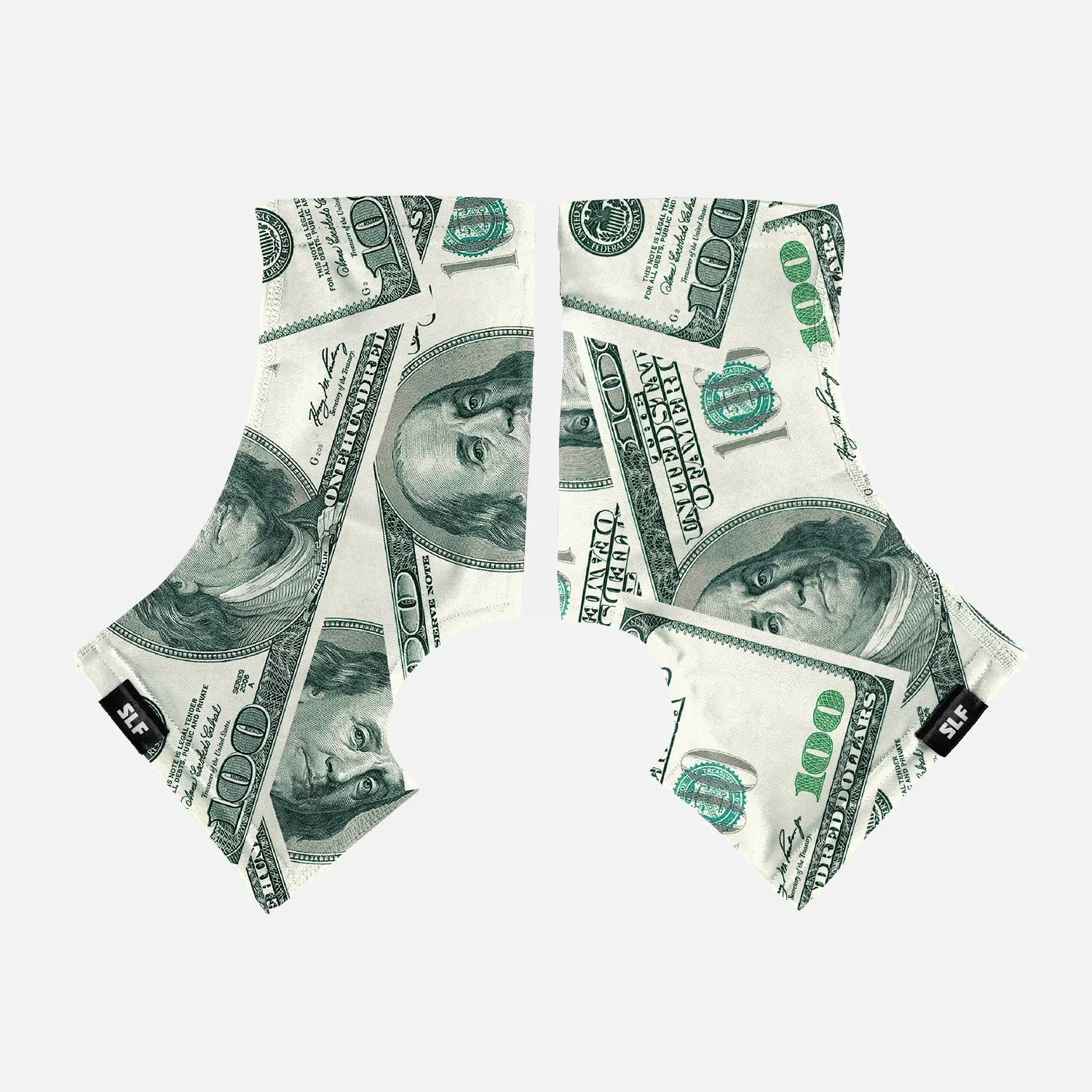 Money Benjamins Kids Spats / Cleat Covers