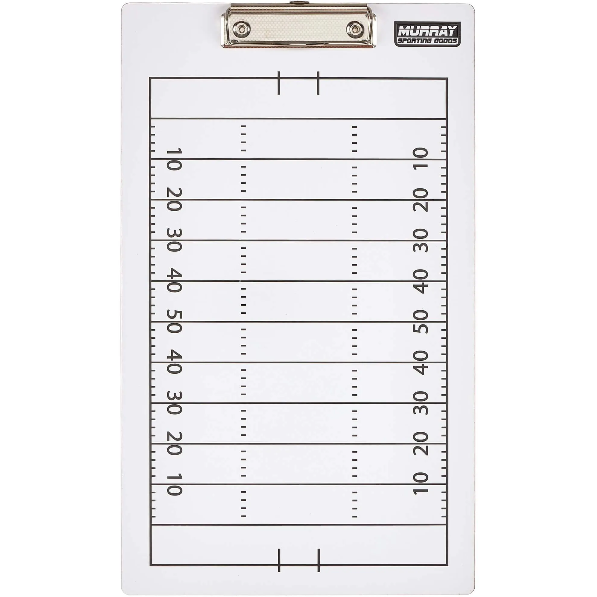 Murray Sporting Goods Dry Erase Football Coaches Clipboard