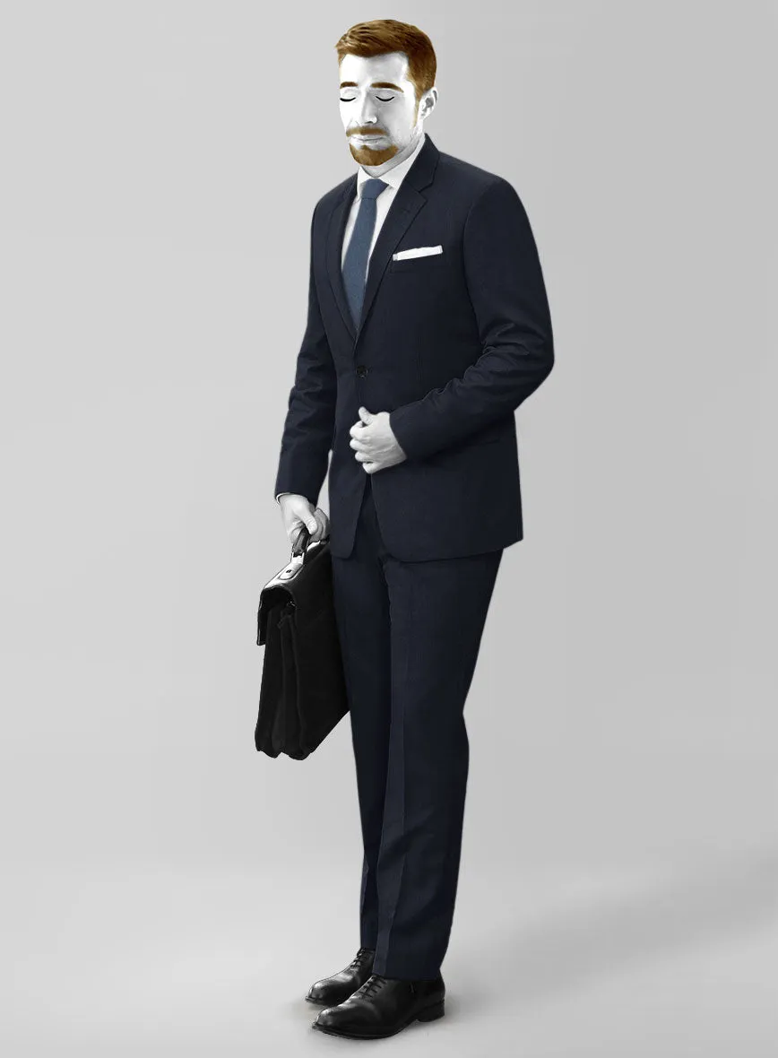 Napolean Dark Blue Wool Suit