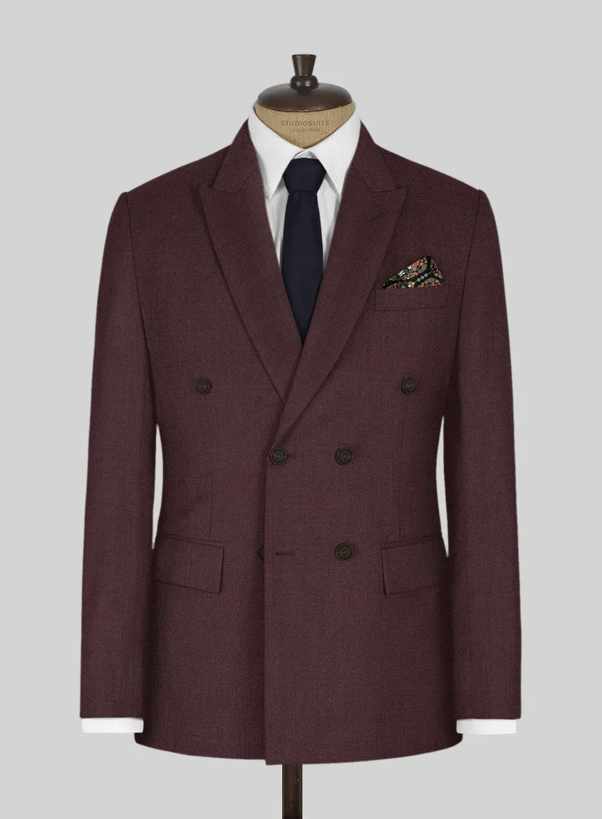 Napolean Wine Wool Suit