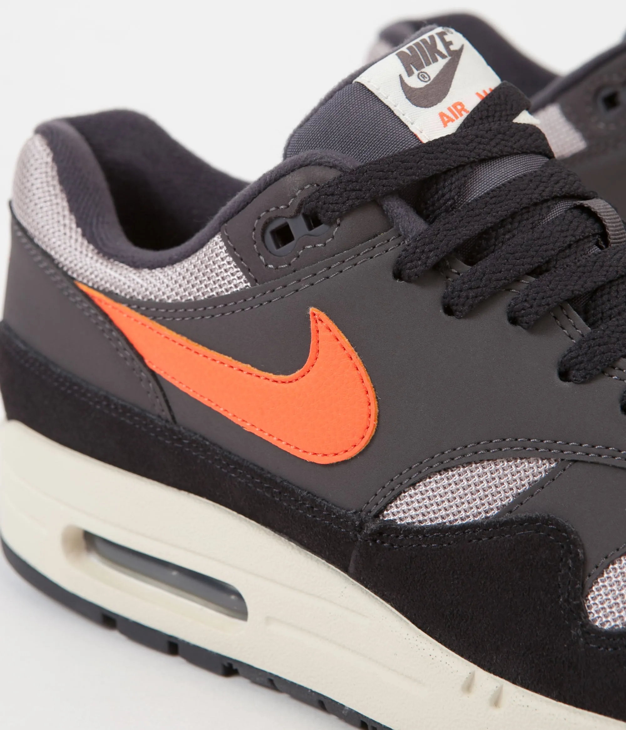 Nike Air Max 1 Shoes - Oil Grey / Wild Mango - Thunder Grey