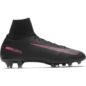 Nike Jr Mercurial Superfly V FG-BLACK/RACER PINK