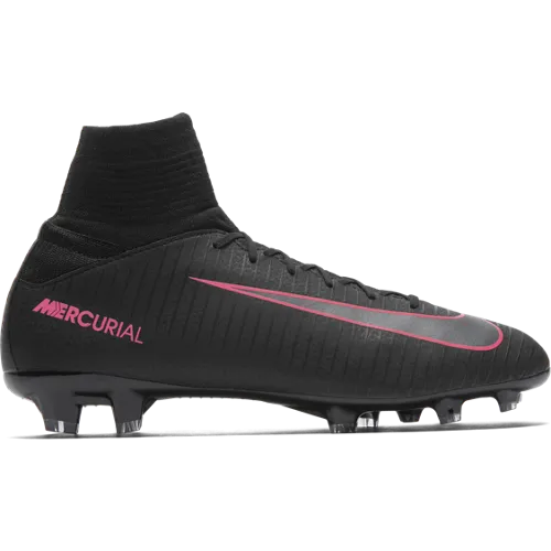 Nike Jr Mercurial Superfly V FG-BLACK/RACER PINK