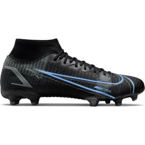 Nike Mercurial Superfly 8 Academy MD Multi-Ground Football Boots Black/Black/Iroman Grey