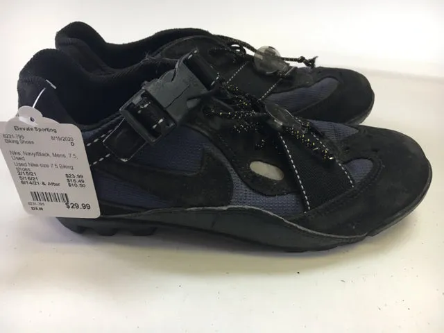 Nike Navy/Black Mens 7.5 Used Biking Shoes