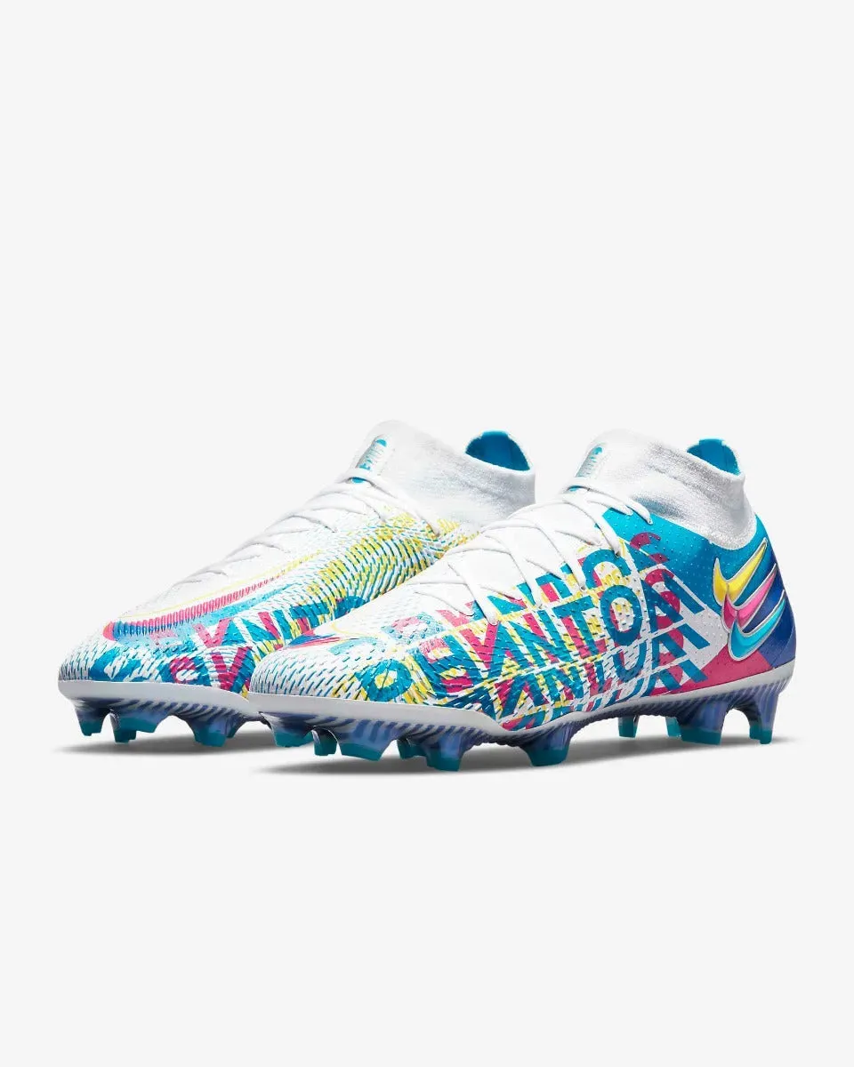 Nike Phantom GT Elite DF 3D FG - White-Blue-Pink