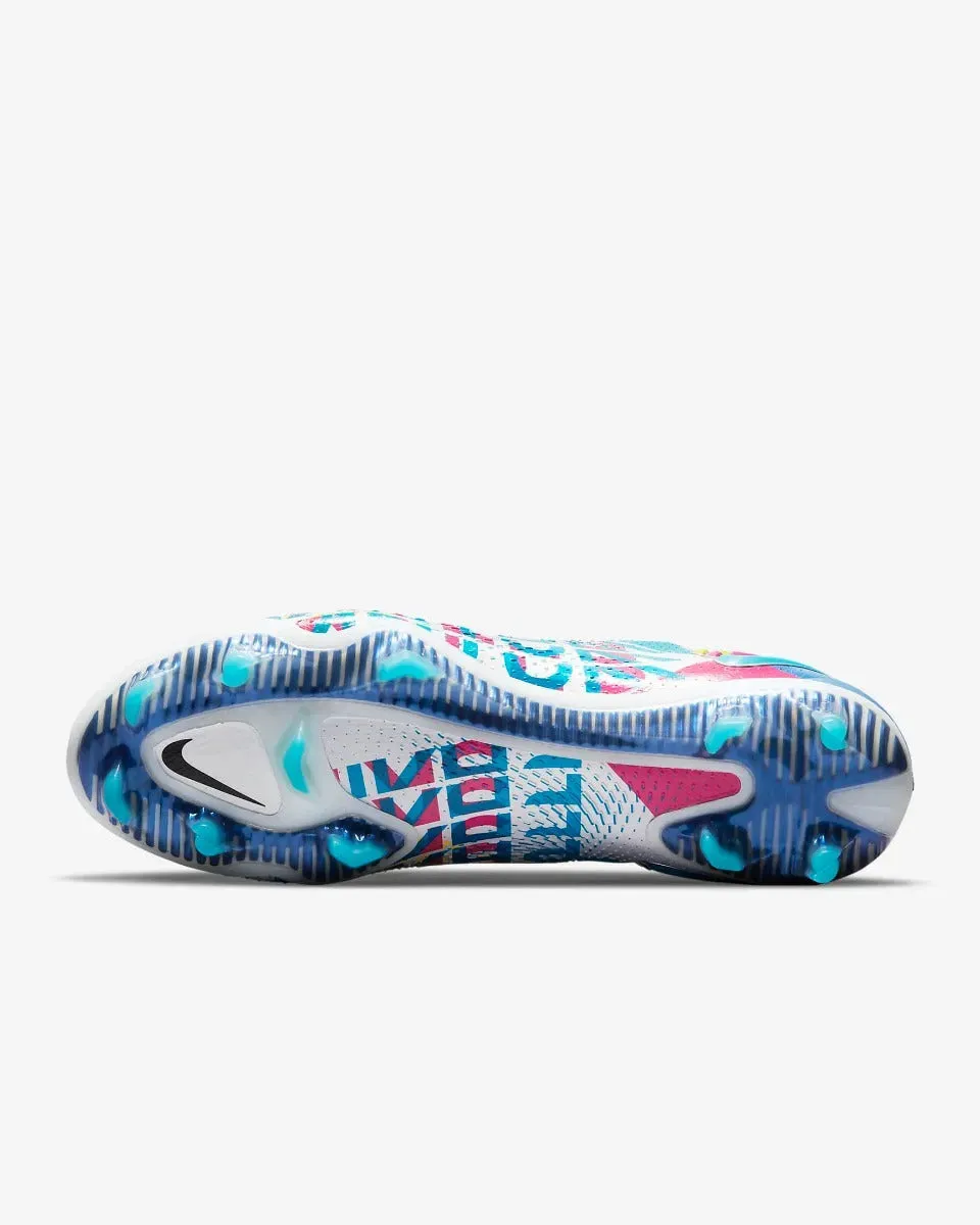 Nike Phantom GT Elite DF 3D FG - White-Blue-Pink