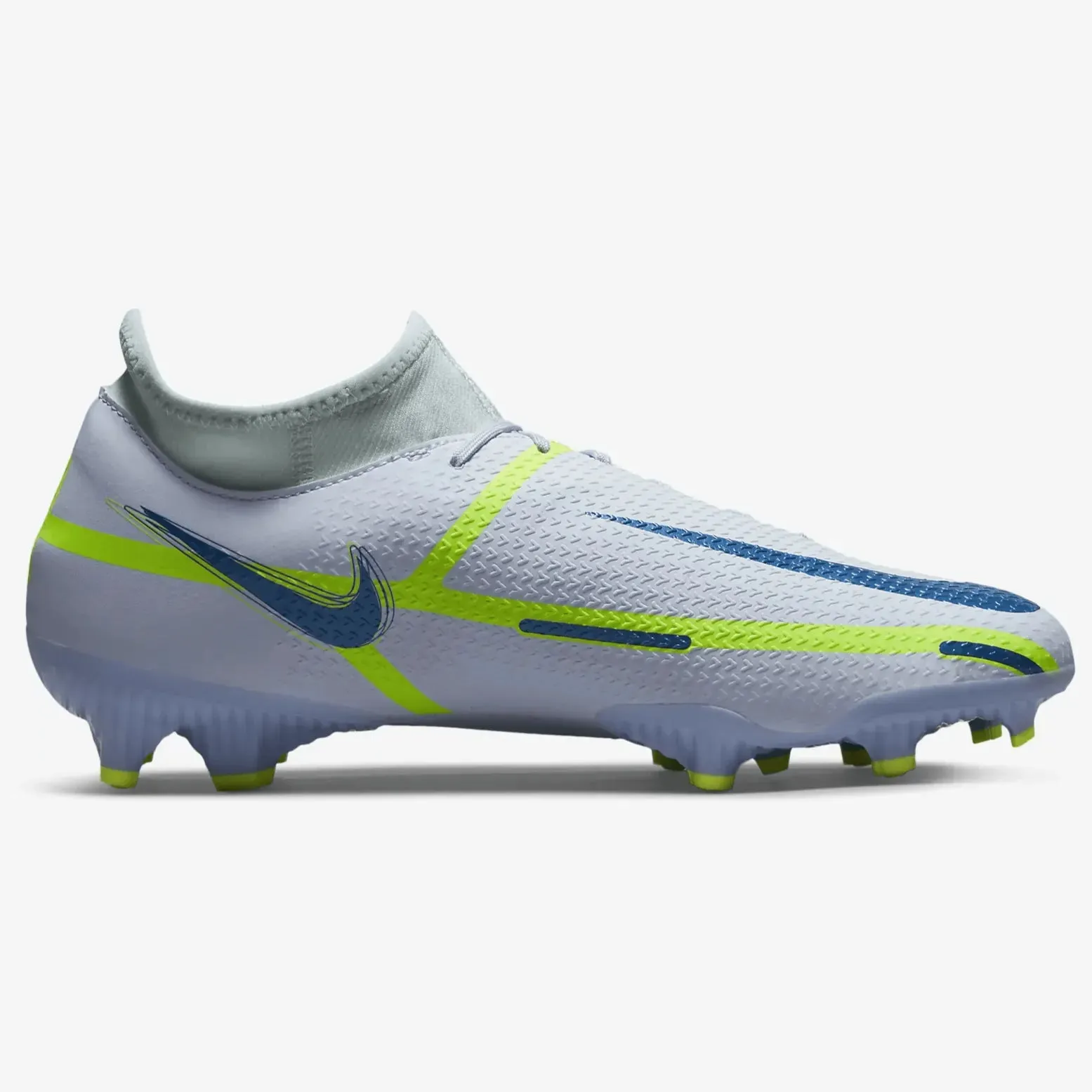 Nike Phantom GT2 Academy DF FG-MG - Grey-Blue