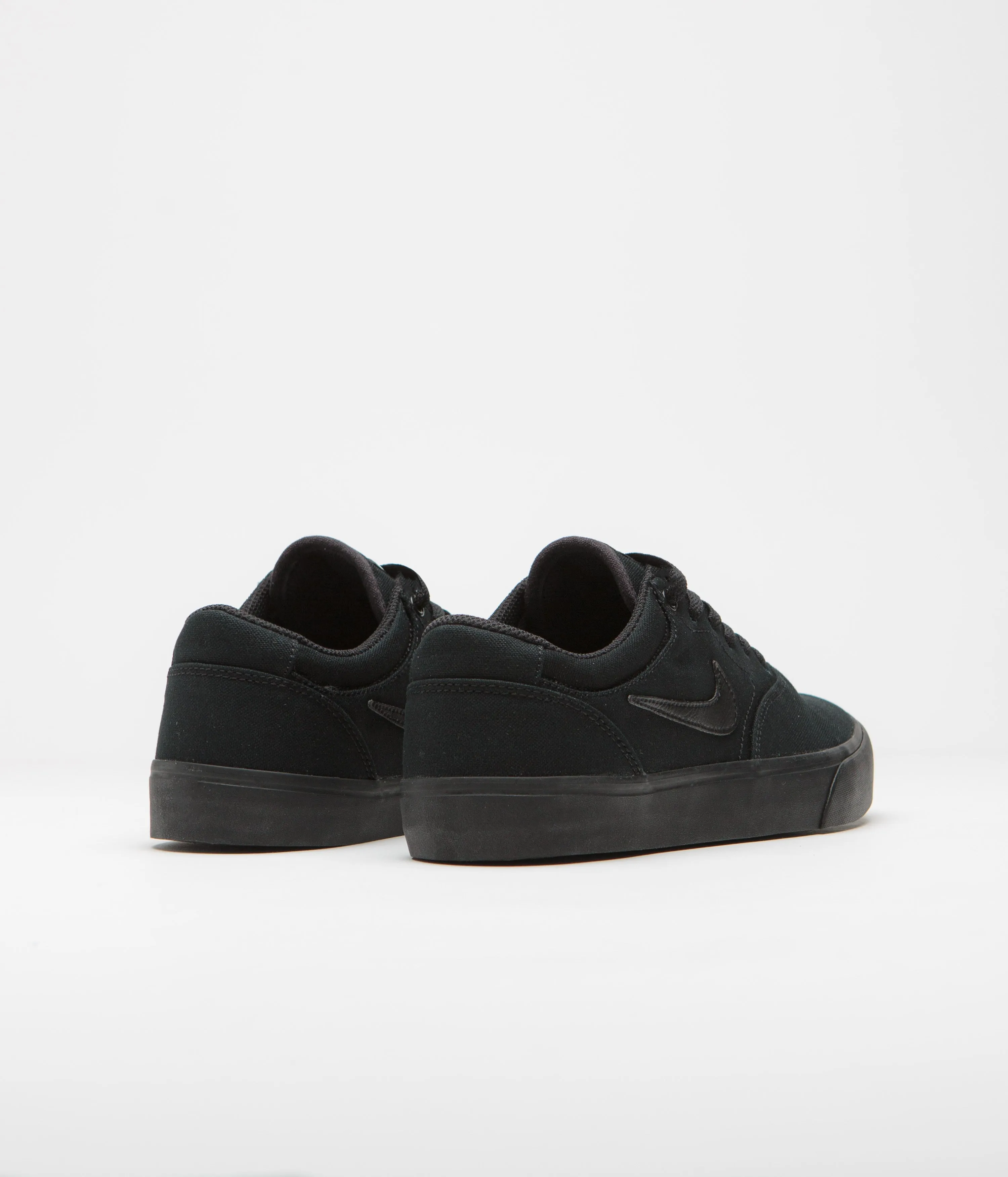 Nike SB Chron 2 Canvas Shoes - Black / Black - Black