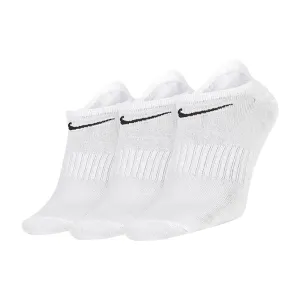 NIKE Training No Show 3-Pack Socks (White)