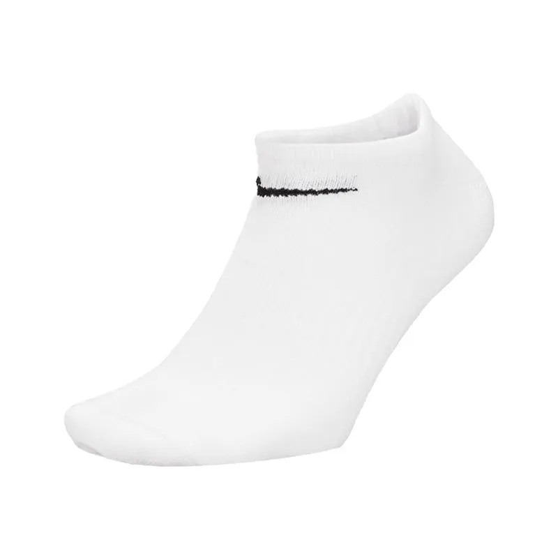 NIKE Training No Show 3-Pack Socks (White)