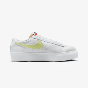 NIKE | WMN'S BLAZER LOW PLATFORM { WHITE/LIFE LIME-TM ORANGE-BLACK