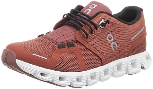 ON Cloud Womens Shoes Rust Black Cloud 5 Sneakers