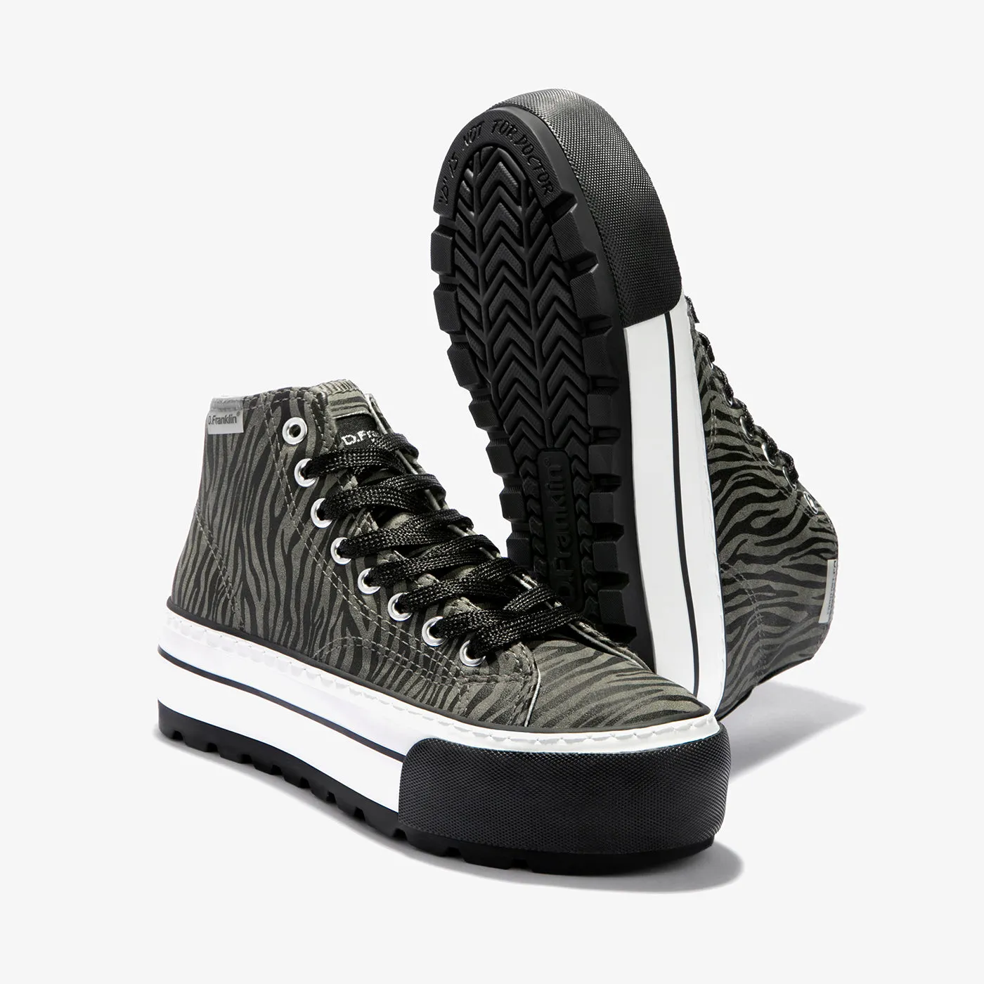 One Way Platform Zebra Black