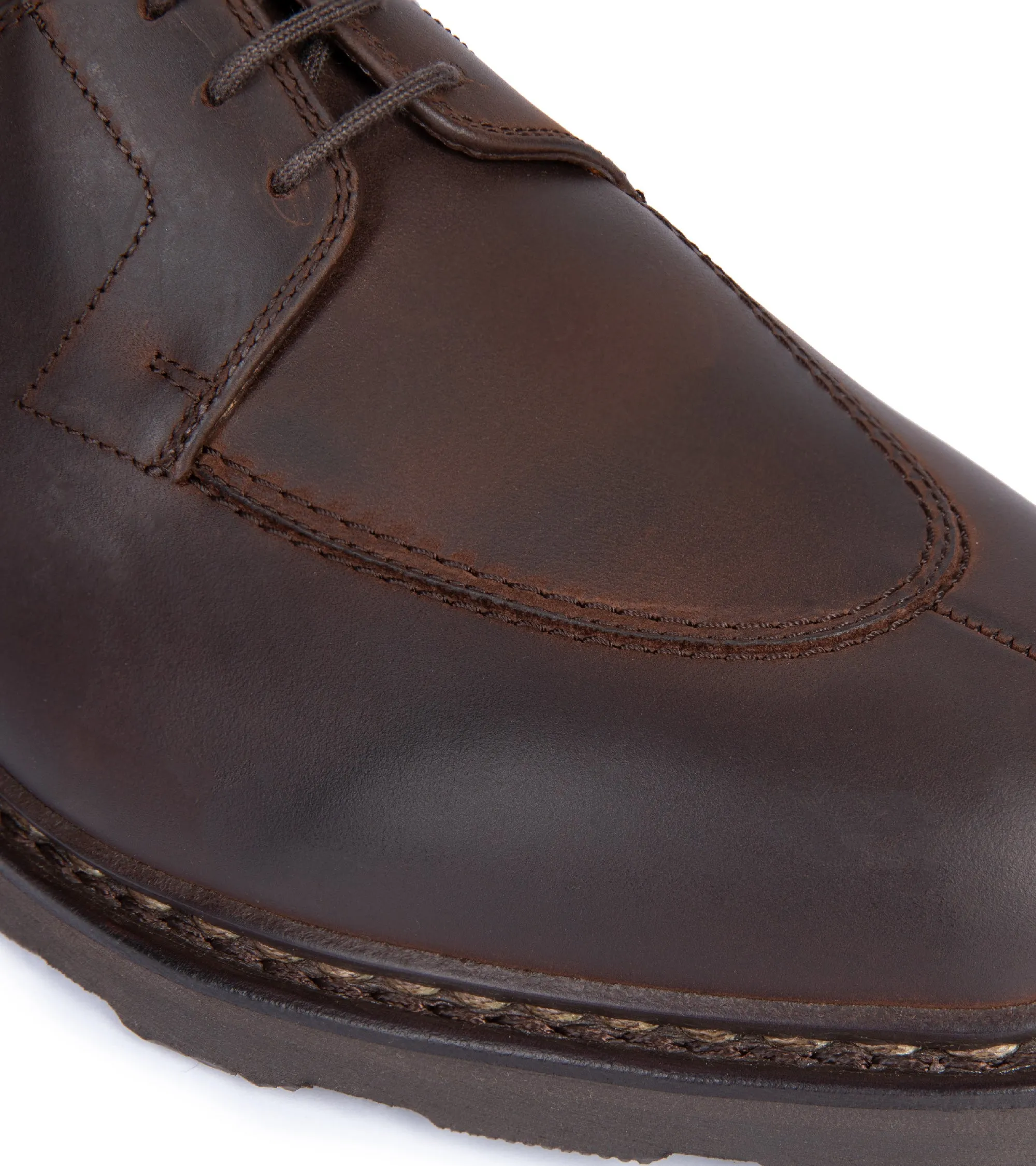 Paraboot Avignon Nubuck Shoe: Dark Brown