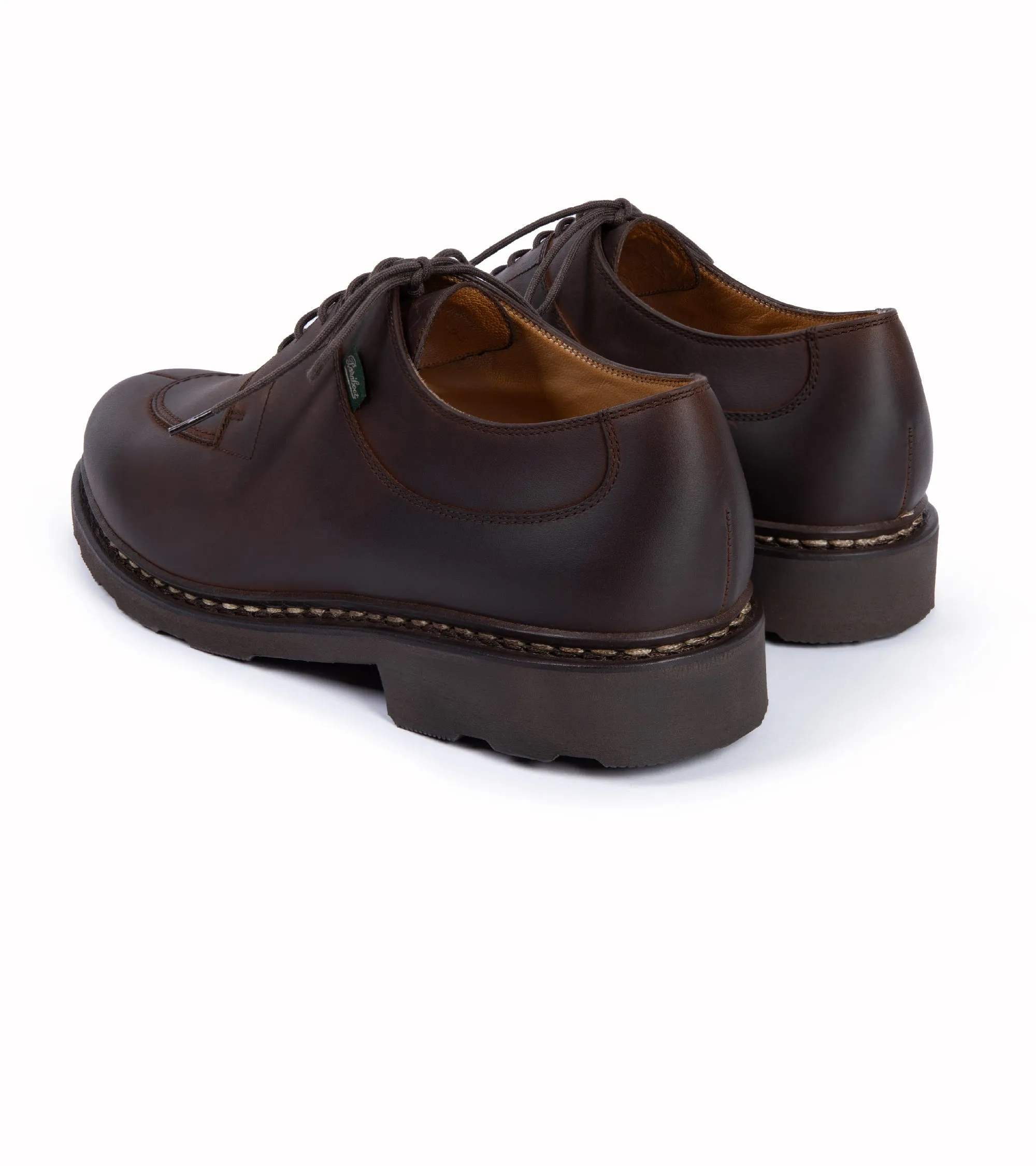 Paraboot Avignon Nubuck Shoe: Dark Brown