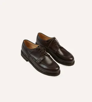 Paraboot Chambord Burgundy Cordovan Leather Derby Shoe