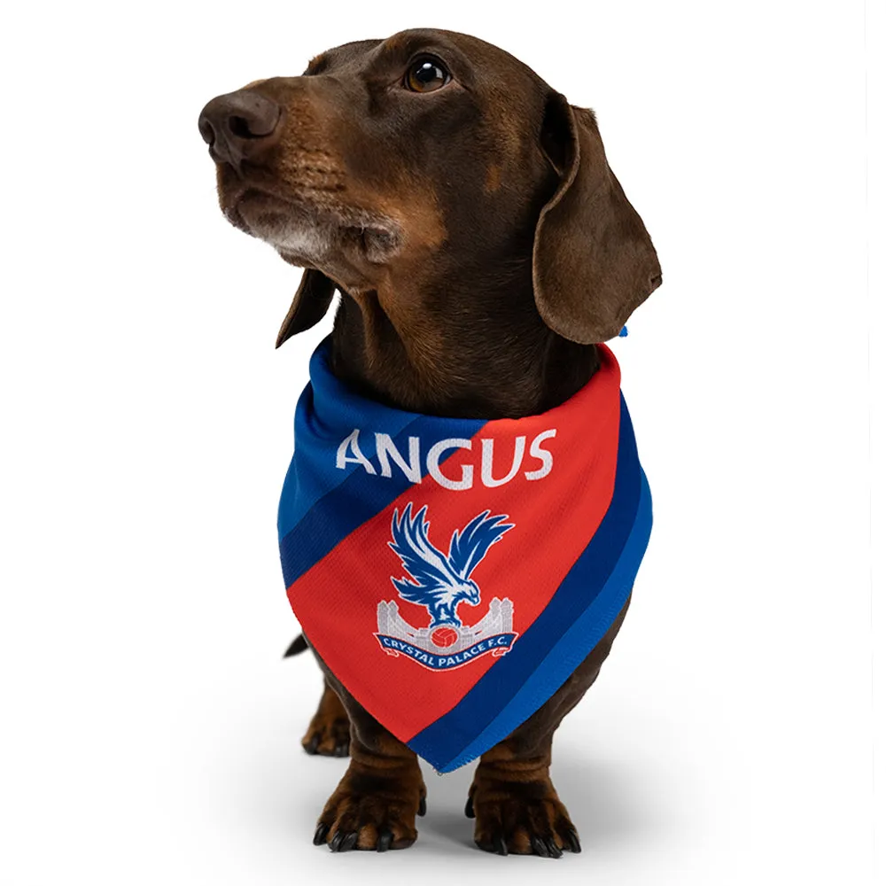 Personalised Crystal Palace Dog Bandana