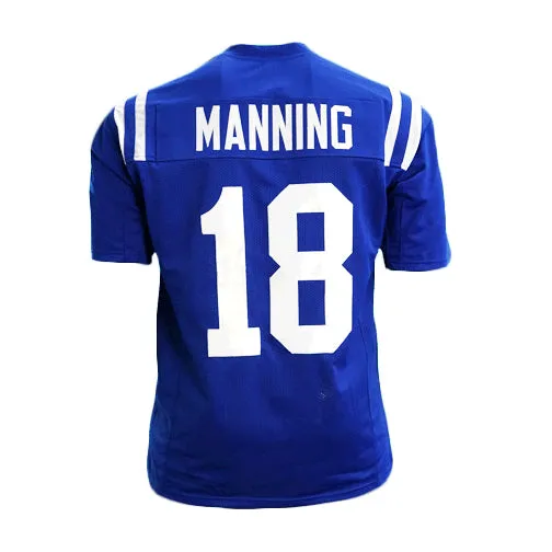 Peyton Manning Unsigned Indianapolis Blue Football Jersey