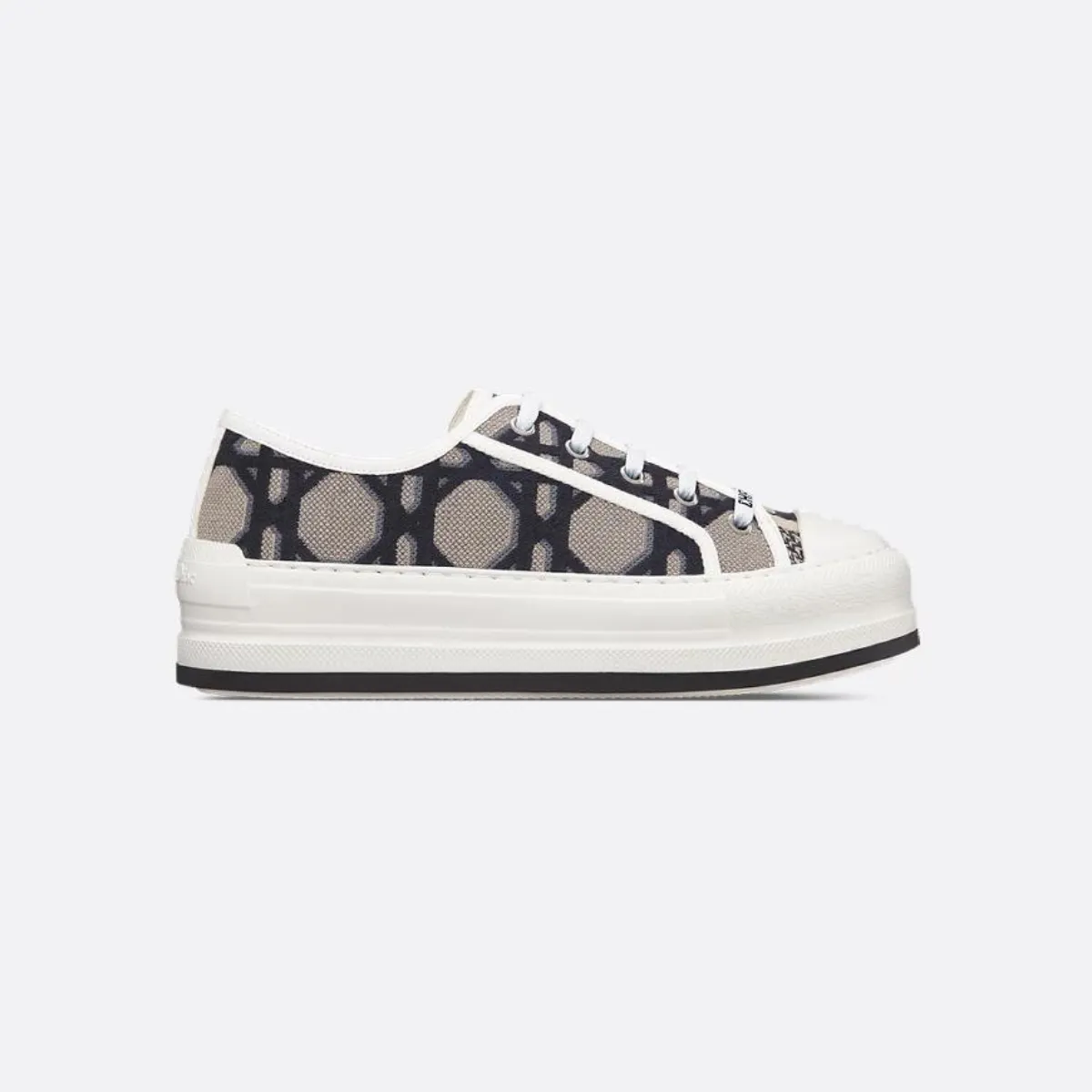 Platform Sneakers Macrocannage Motif