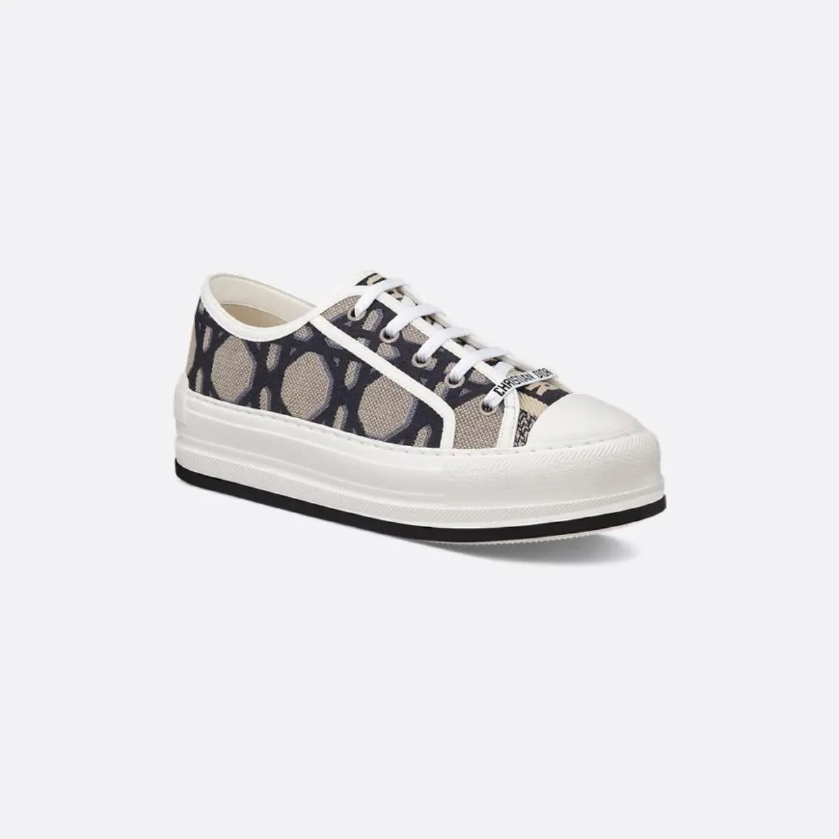 Platform Sneakers Macrocannage Motif