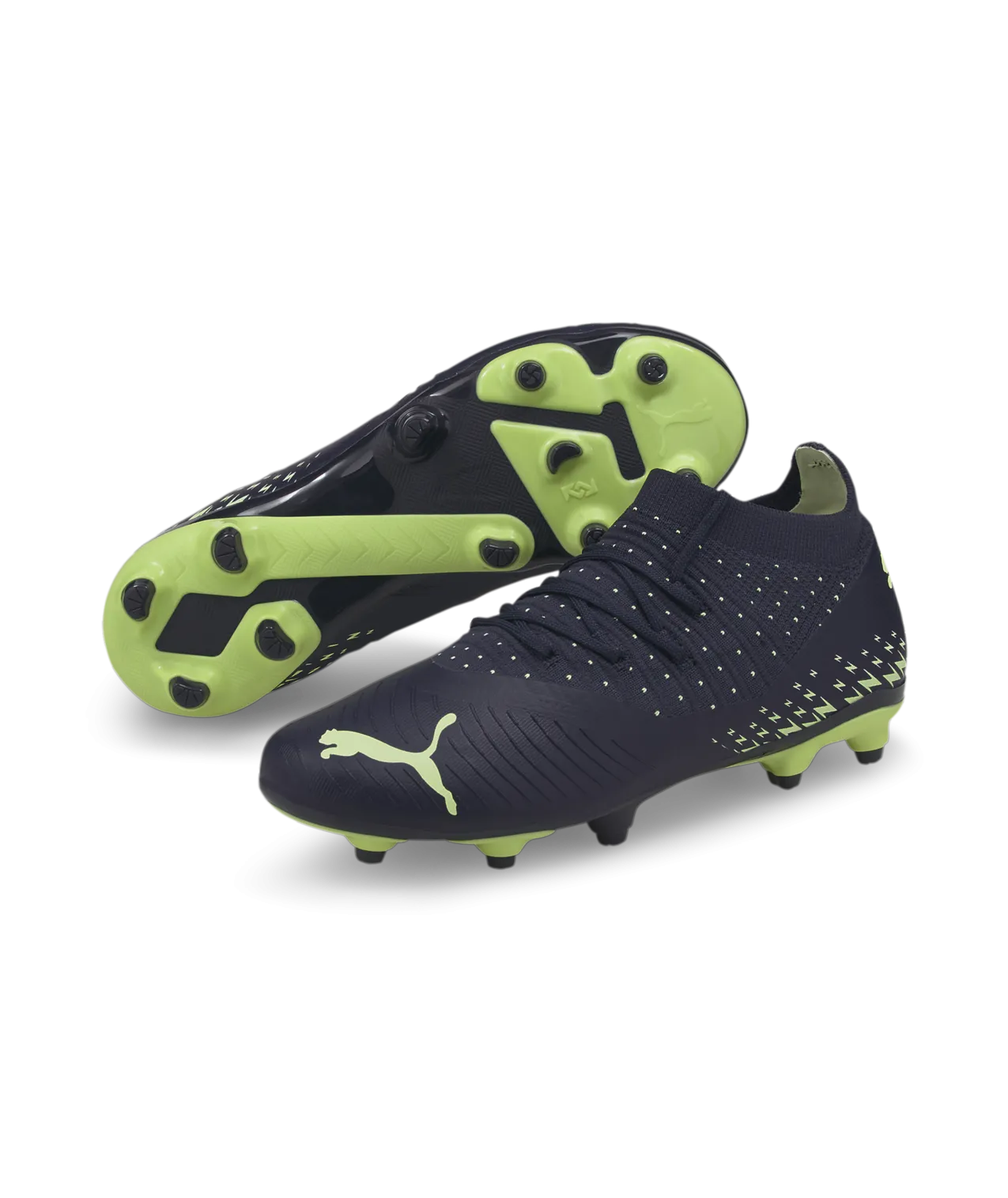 Puma Future Z 3.4 FG/AG Junior Soccer Cleats 107010 01  PARISIAN NIGHT-FIZZY LIGHT-PISTACHIO