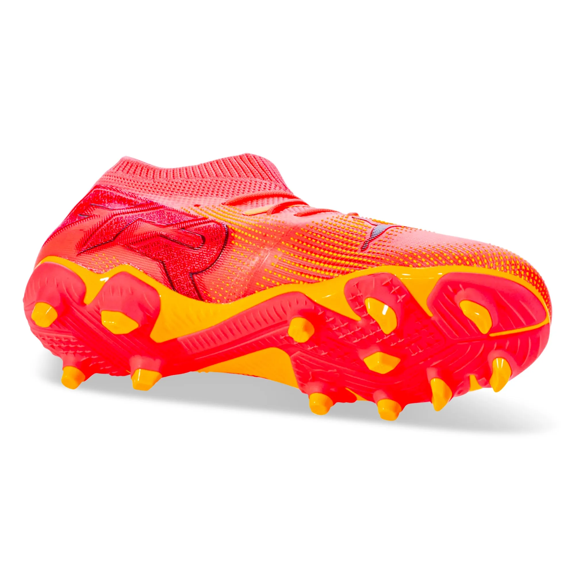 Puma Jr. Future 7 Match FG/AG Soccer Cleats (Sunset Glow/Puma Black)