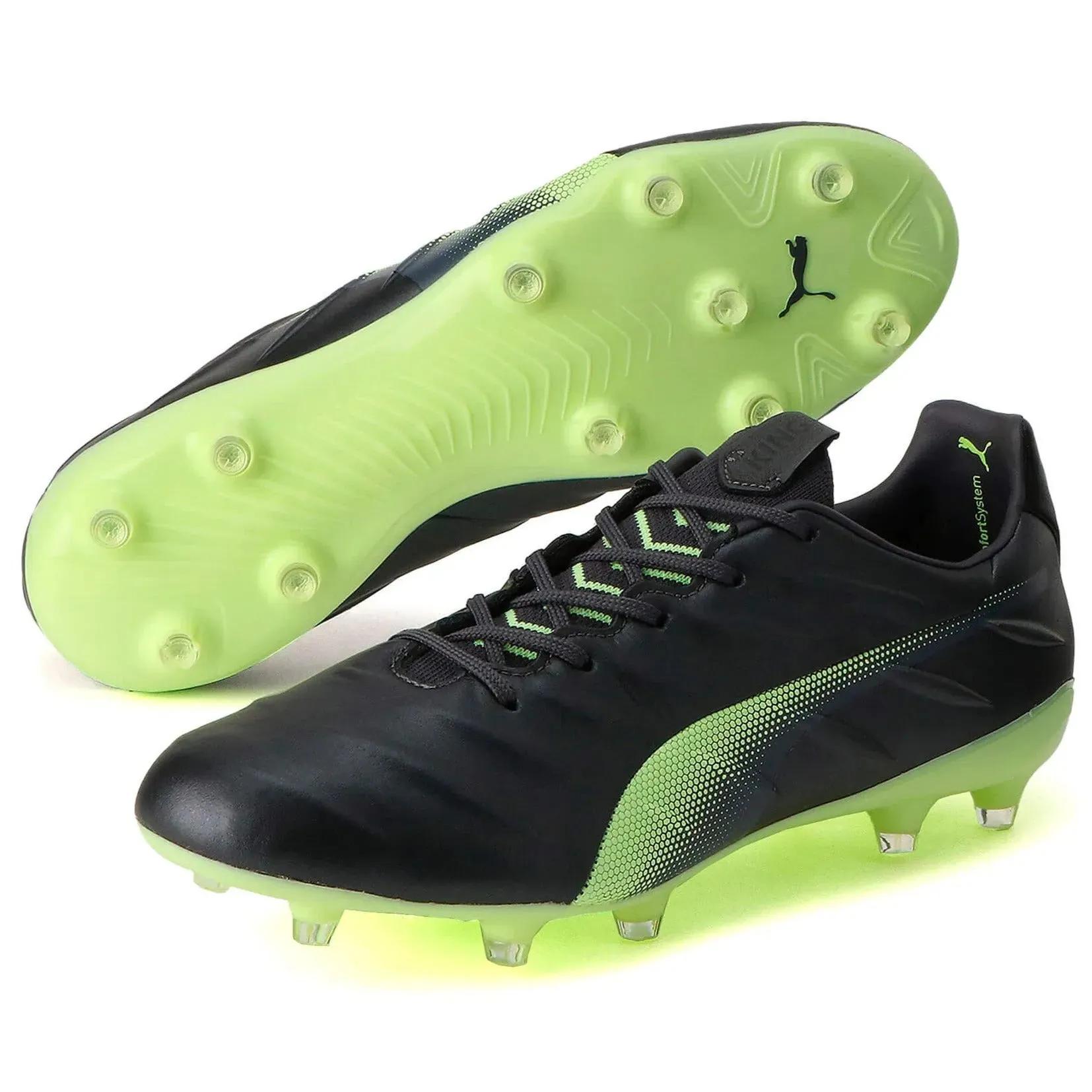 Puma KING Platinum 21 FG-AG - Asphalt-Fizzy Light