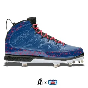 "Chicago Splatter" Jordan 9 Retro Cleats