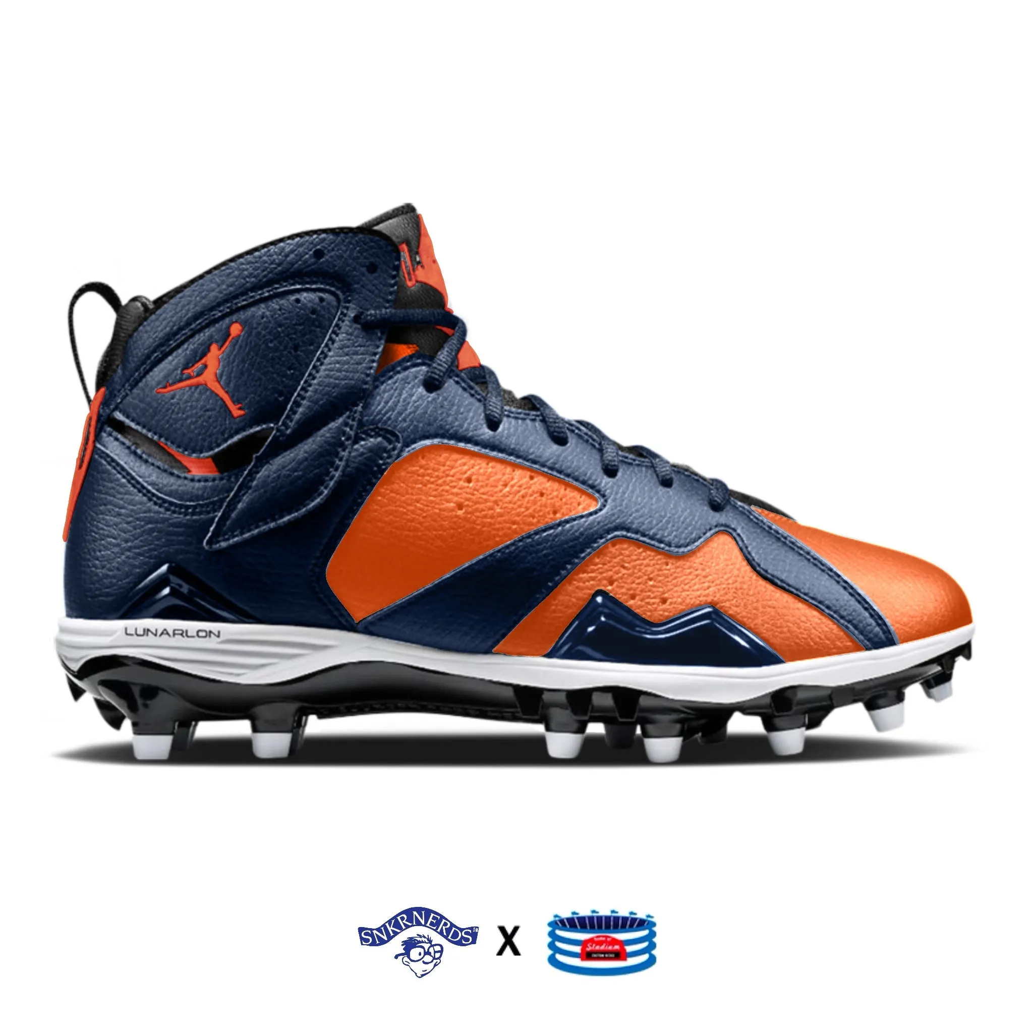 "Denver” Jordan 7 Retro TD Cleats