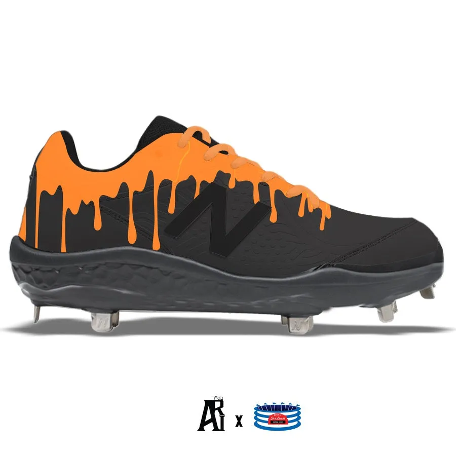 "Orange Drip" New Balance 3000v5 Cleats