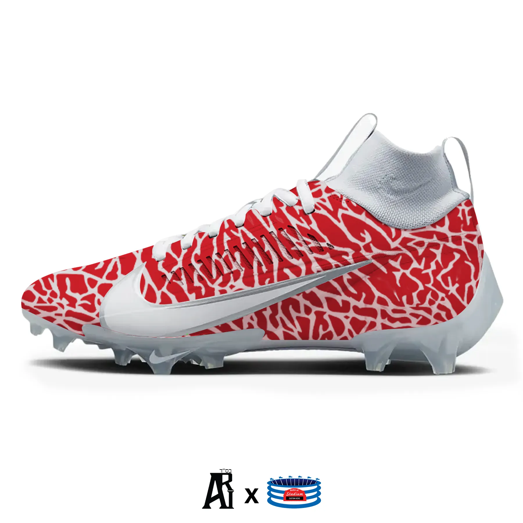 "Red Elephant" Nike Vapor Edge Pro 360 2 Cleats